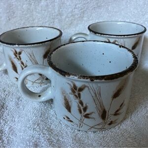 3 Midwinter Stonehenge WILD OATS mugs